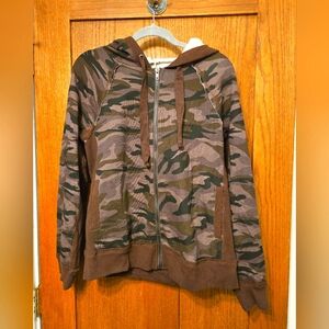 Mystree Purple Camouflage Hoodie